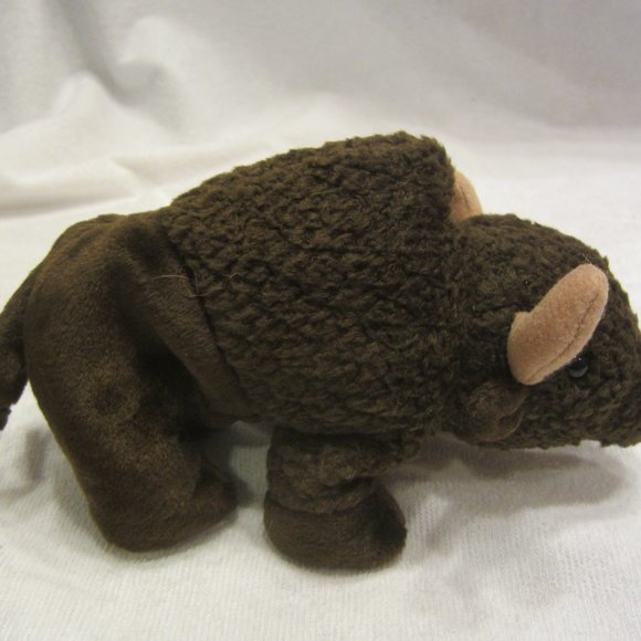 RARE 1998 TY BEANIE BABY ROAM THE BISON, RETIRED W/TAGS - Picture 4 of 10